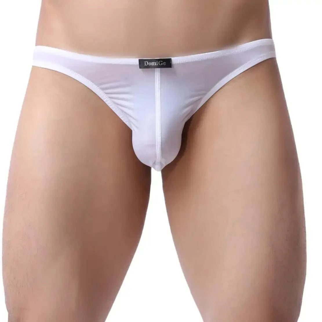 DomiGe DomiGe Men's Low-Rise Mesh Briefs Full Coverage Male Briefs Underwear