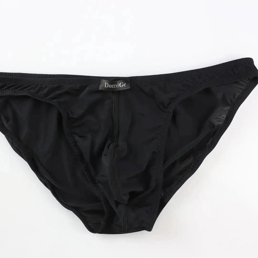 DomiGe DomiGe Men's Low-Rise Mesh Briefs Full Coverage Male Briefs Underwear