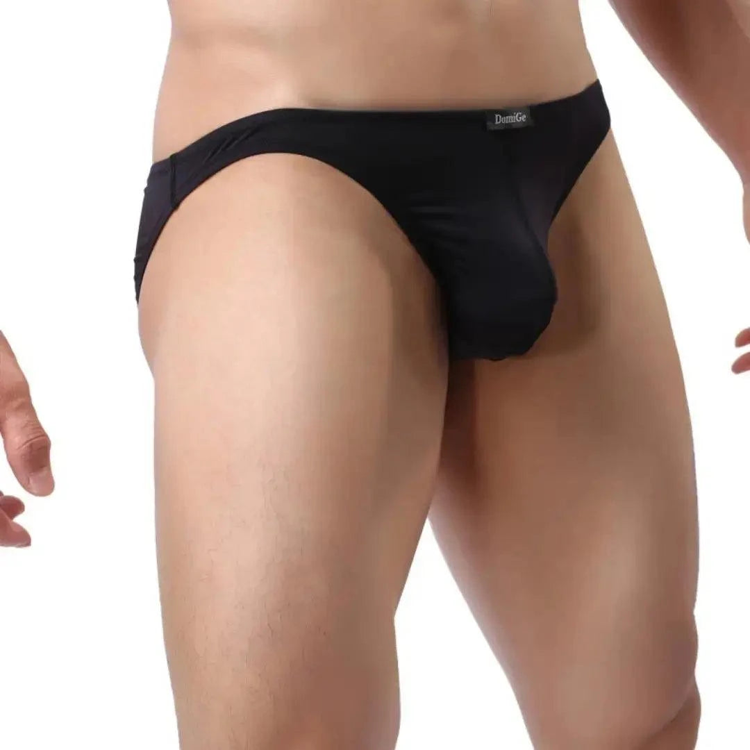 DomiGe DomiGe Men's Low-Rise Mesh Briefs Full Coverage Male Briefs Underwear