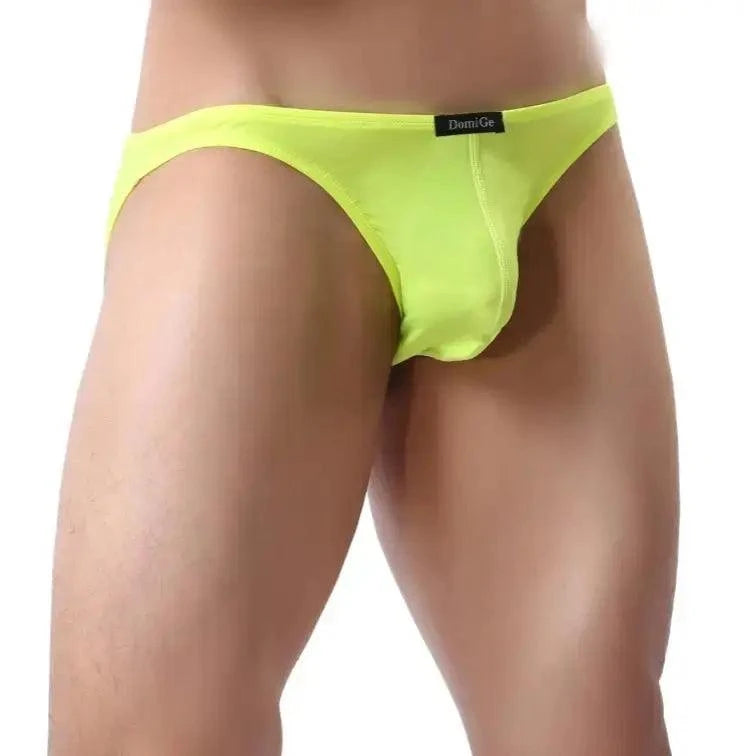 DomiGe DomiGe Men's Low-Rise Mesh Briefs Full Coverage Male Briefs Underwear