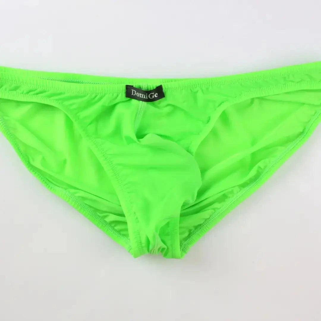 DomiGe DomiGe Men's Low-Rise Mesh Briefs Full Coverage Male Briefs Underwear