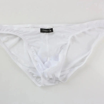 DomiGe DomiGe Men's Low-Rise Mesh Briefs Full Coverage Male Briefs Underwear