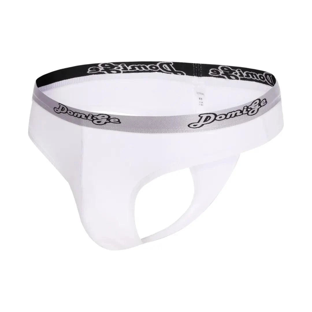 DomiGe DomiGe Men's Low-Rise Sexy Thongs with U-Convex Pouch Men Undies