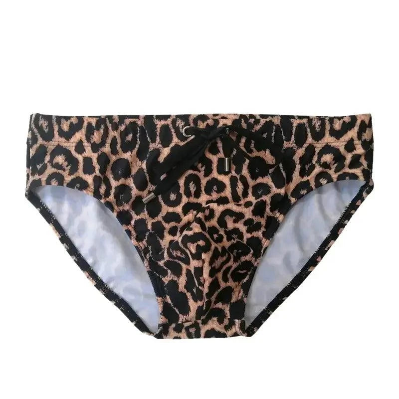 DomiGe DomiGe Men's Low-Rise Solid Nylon Bikini Swim Briefs