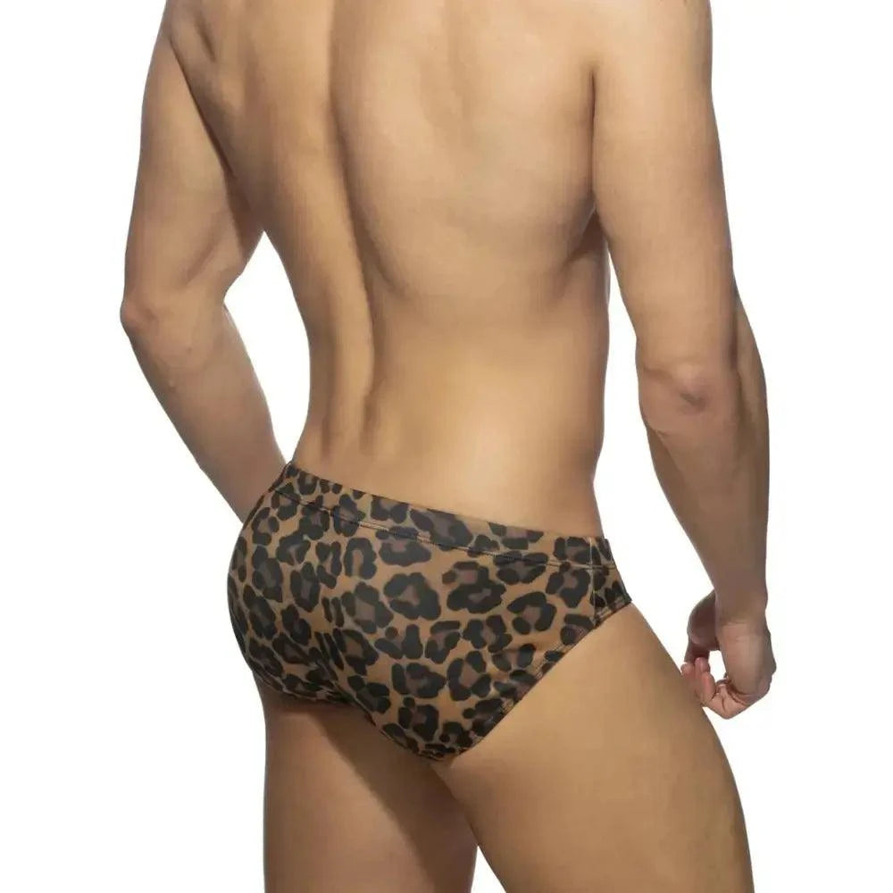 DomiGe DomiGe Men's Low-Rise Solid Nylon Bikini Swim Briefs