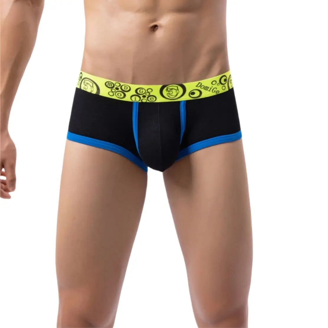 DomiGe DomiGe Men's Low-Rise Trunks Unique 3D Cube Cut Ball Pouch