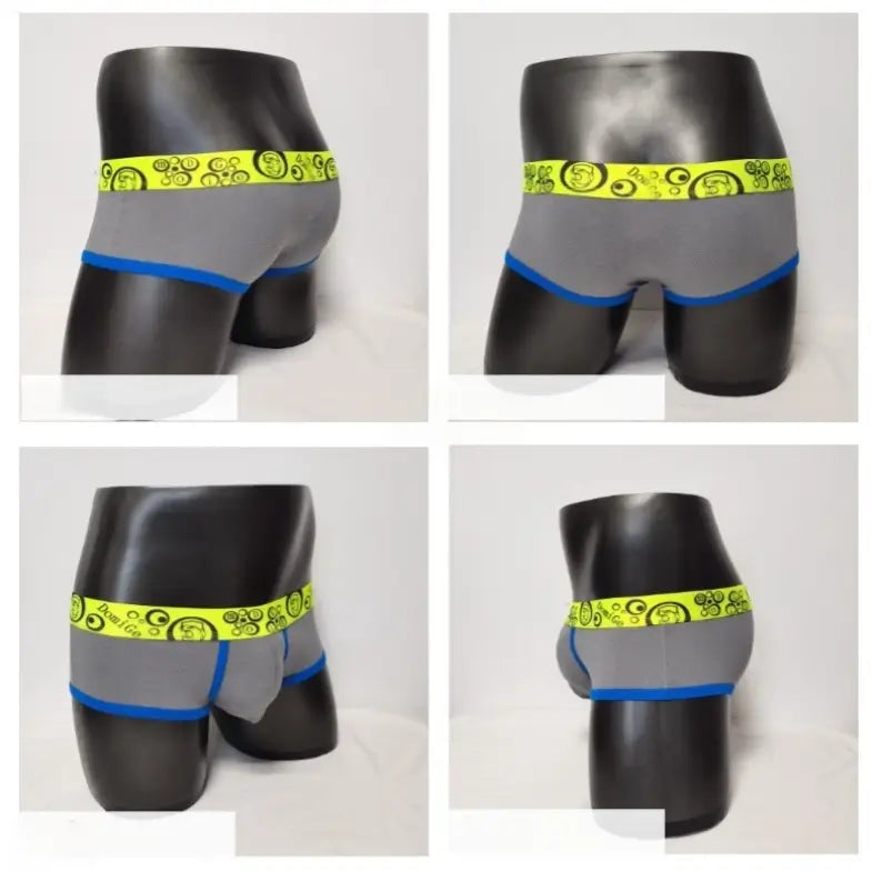 DomiGe DomiGe Men's Low-Rise Trunks Unique 3D Cube Cut Ball Pouch
