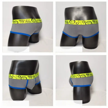 DomiGe DomiGe Men's Low-Rise Trunks Unique 3D Cube Cut Ball Pouch