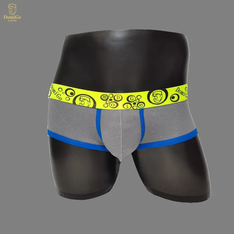 DomiGe DomiGe Men's Low-Rise Trunks Unique 3D Cube Cut Ball Pouch
