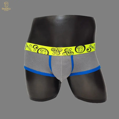 DomiGe DomiGe Men's Low-Rise Trunks Unique 3D Cube Cut Ball Pouch