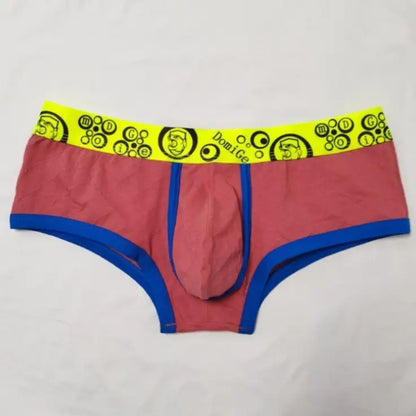 DomiGe DomiGe Men's Low-Rise Trunks Unique 3D Cube Cut Ball Pouch
