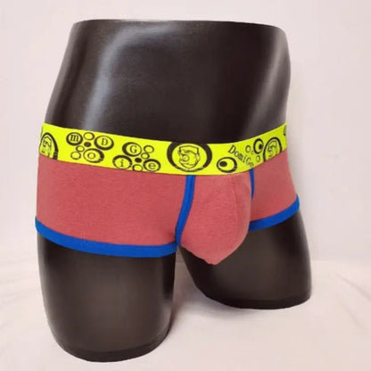 DomiGe DomiGe Men's Low-Rise Trunks Unique 3D Cube Cut Ball Pouch