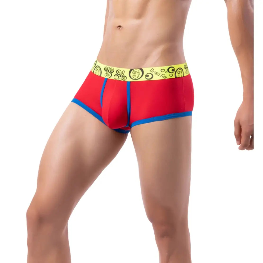 DomiGe DomiGe Men's Low-Rise Trunks Unique 3D Cube Cut Ball Pouch