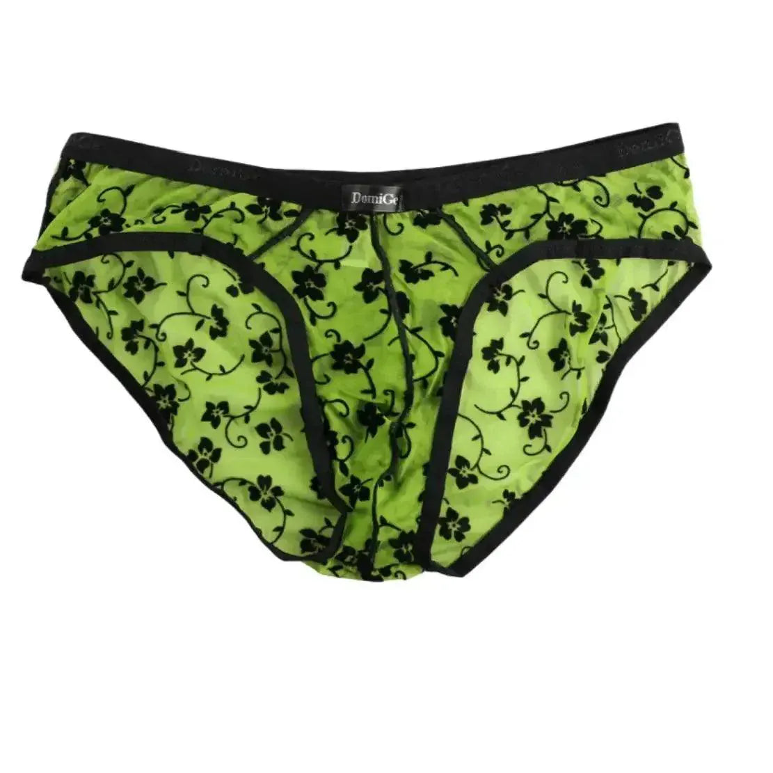 DomiGe DomiGe Men's Mesh Briefs with Velvet Flocking & Sheer Design | Luxe Support