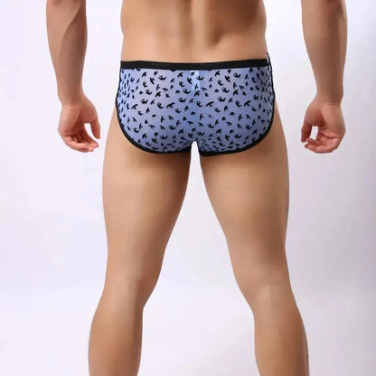 DomiGe DomiGe Men's Mesh Briefs with Velvet Flocking & Sheer Design | Luxe Support