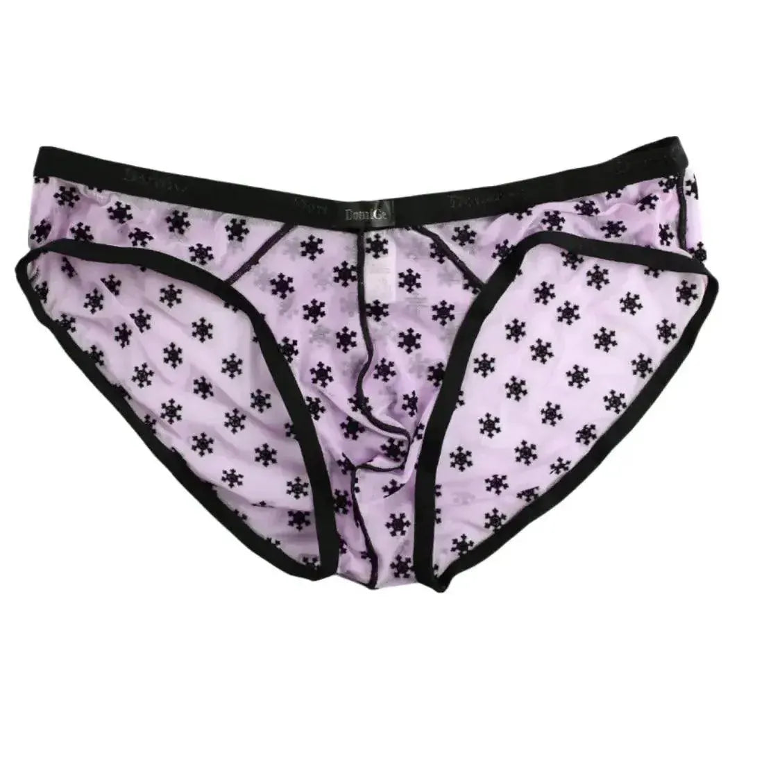 DomiGe DomiGe Men's Mesh Briefs with Velvet Flocking & Sheer Design | Luxe Support