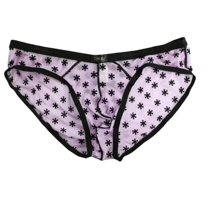 DomiGe DomiGe Men's Mesh Briefs with Velvet Flocking & Sheer Design | Luxe Support