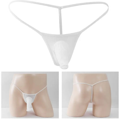 DomiGe DomiGe Men's Mesh Underwear Cock Socks Front Open Elasticity