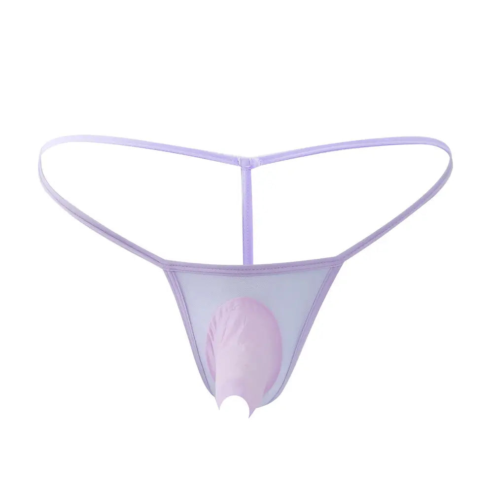 DomiGe DomiGe Men's Mesh Underwear Cock Socks Front Open Elasticity