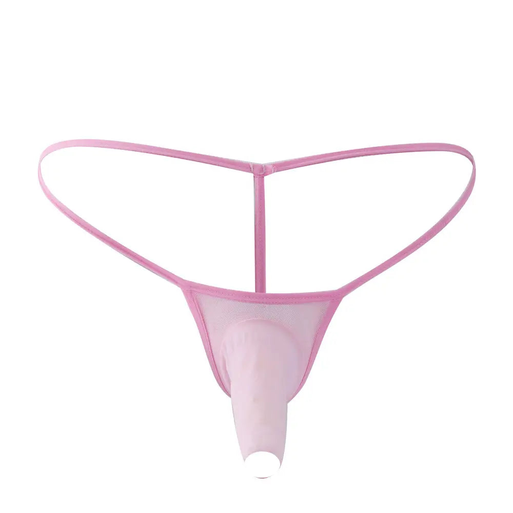 DomiGe DomiGe Men's Mesh Underwear Cock Socks Front Open Elasticity