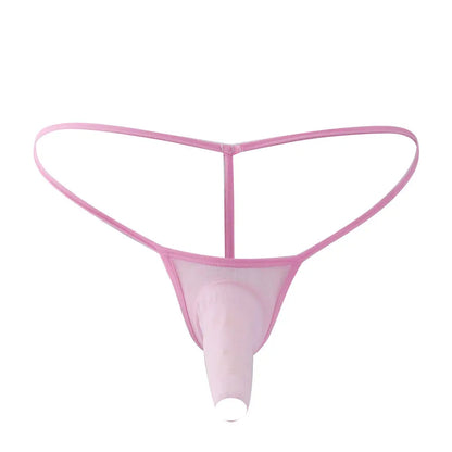 DomiGe DomiGe Men's Mesh Underwear Cock Socks Front Open Elasticity