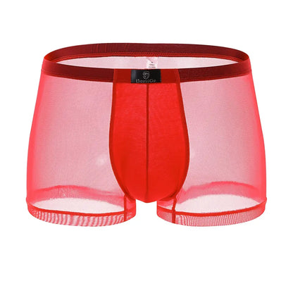 DomiGe DomiGe Men's Mesh Underwear - Premium Red Underwear for Men with Comfortable Fit