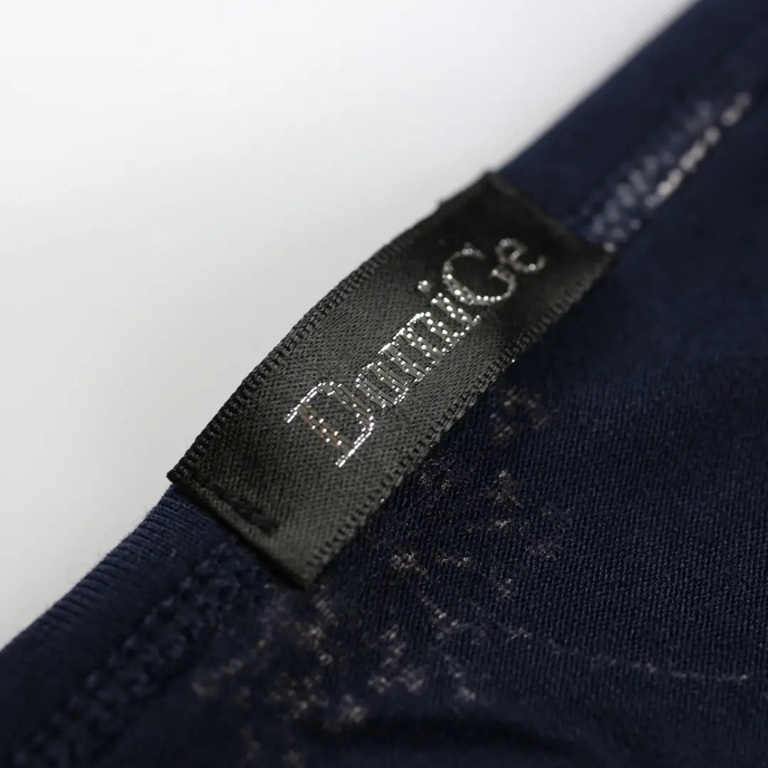 DomiGe DomiGe Men's Navy Blue Printed Round Neck Short Sleeve Shirt - 95% Modal