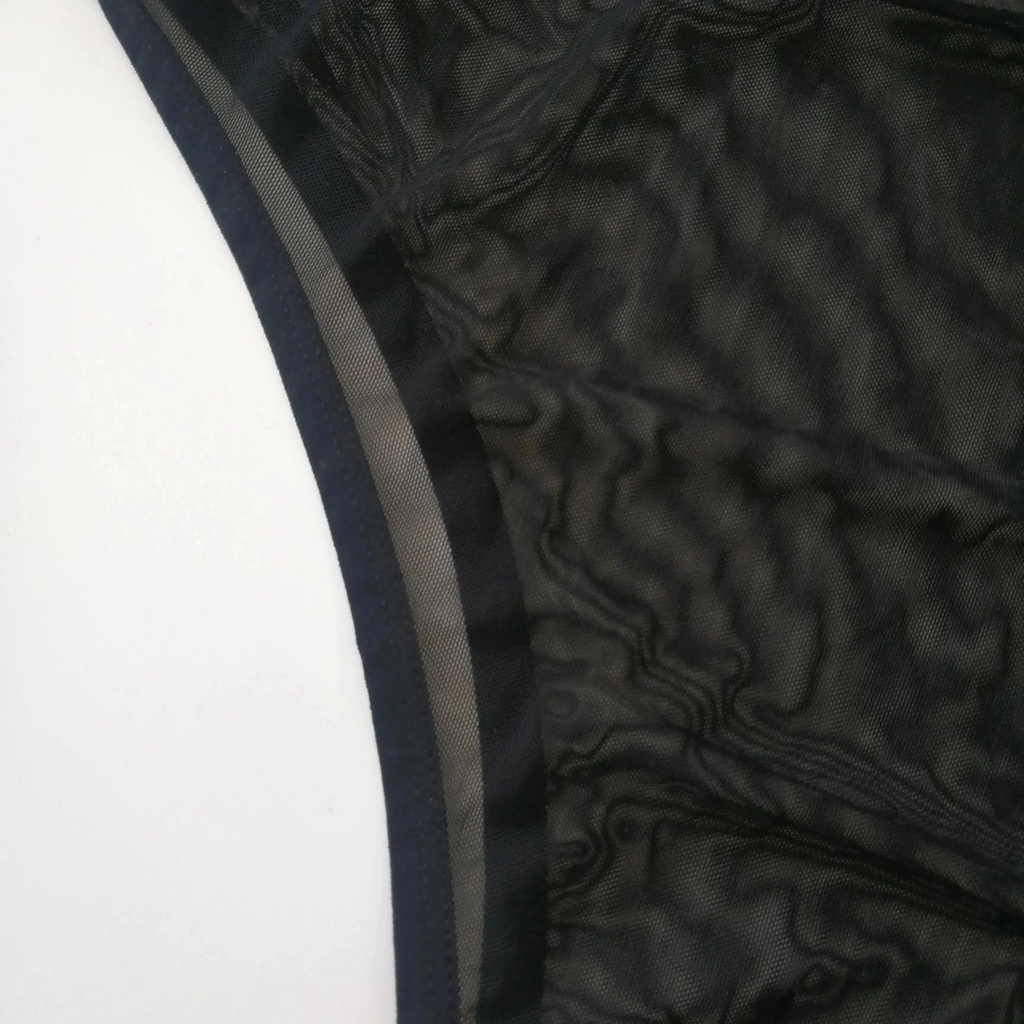 DomiGe DomiGe Men's Seductive Black Mesh Bodysuit