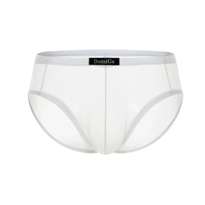 DomiGe DomiGe Men's Sheer Briefs with Contoured Pouch and Logo Waistband