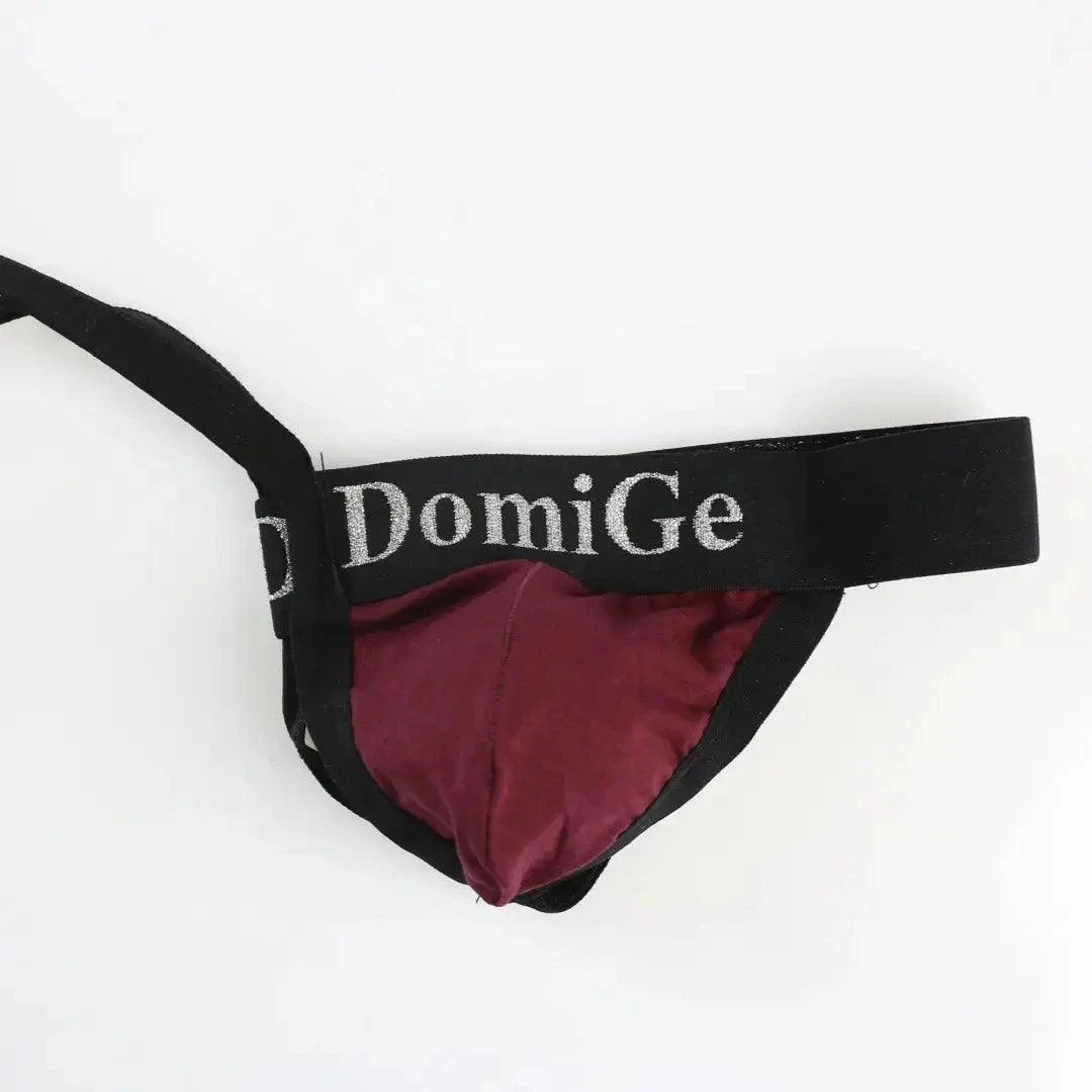 DomiGe DomiGe Men's T-Back Thong Adjustable Waistband Logo Male Underwear
