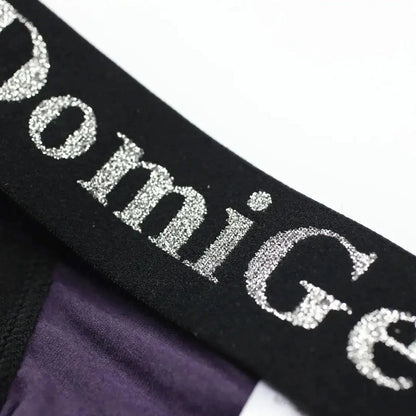 DomiGe DomiGe Men's T-Back Thong Adjustable Waistband Logo Male Underwear