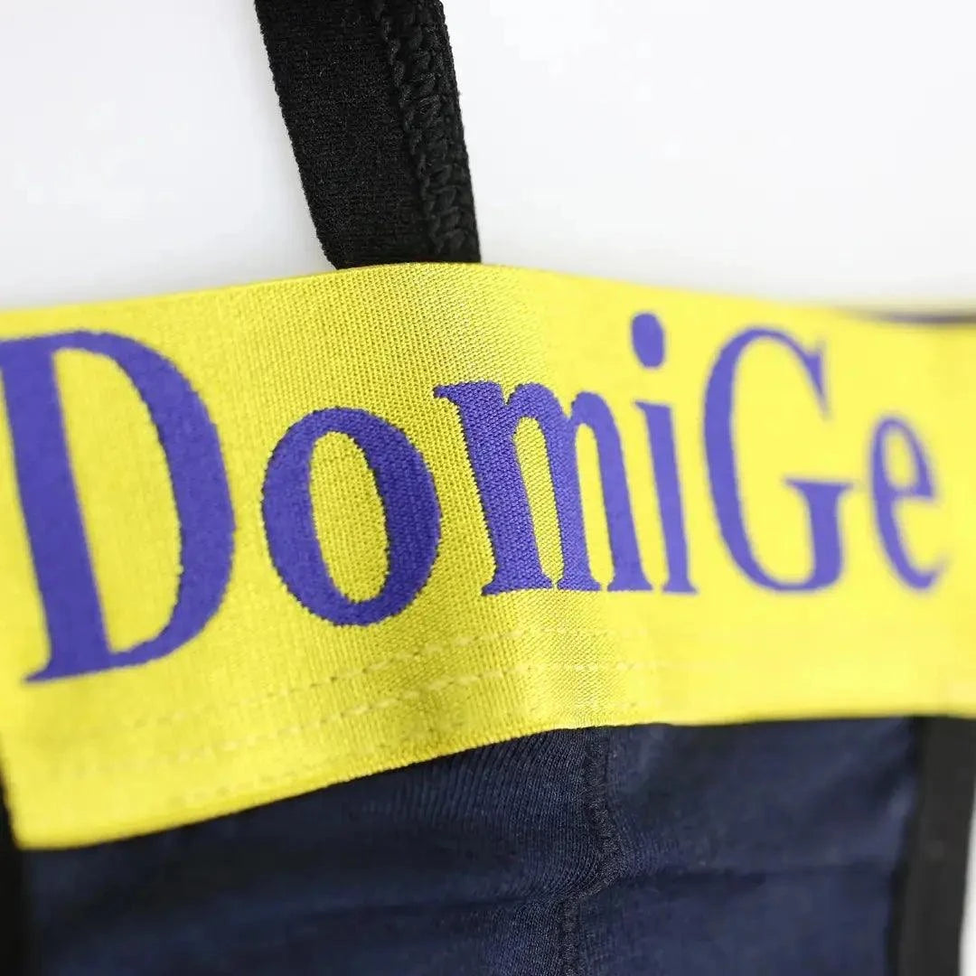 DomiGe DomiGe Men's T-Back Thong Adjustable Waistband Logo Male Underwear
