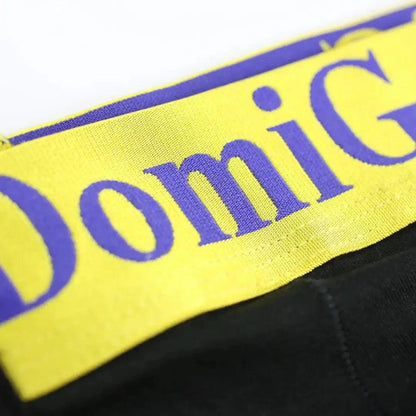 DomiGe DomiGe Men's T-Back Thong Adjustable Waistband Logo Male Underwear