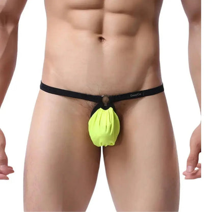 DomiGe DomiGe Men's Thong Adjustable String Branded Elastic T-Back Underwear