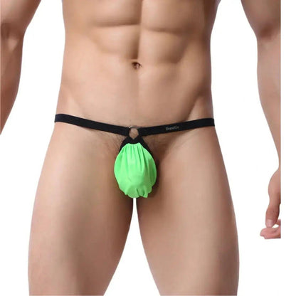 DomiGe DomiGe Men's Thong Adjustable String Branded Elastic T-Back Underwear