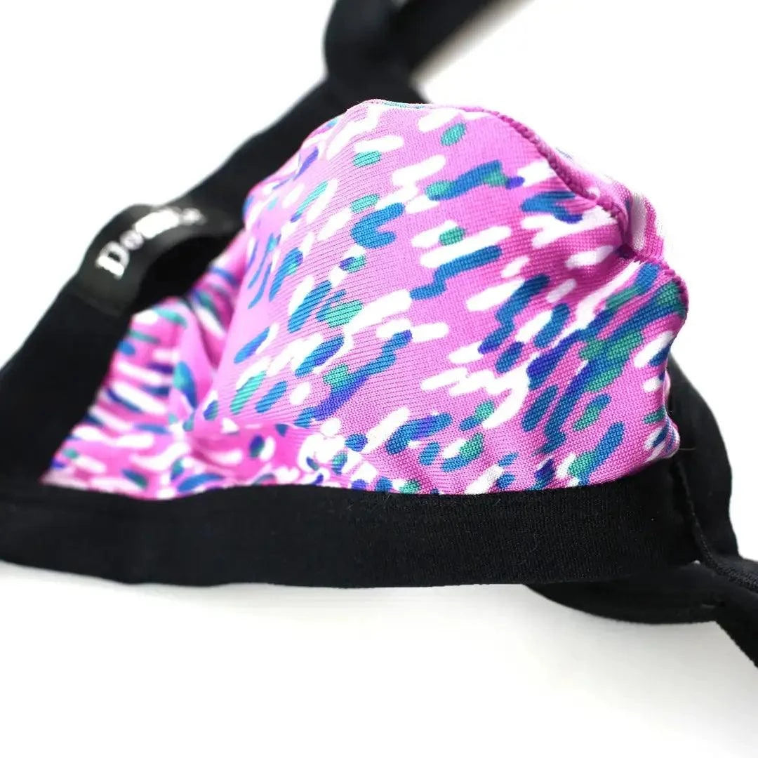 DomiGe DomiGe Men's Thong Male Low-Rise Floral T-Back