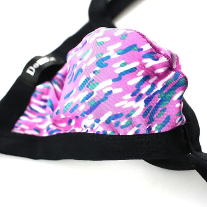 DomiGe DomiGe Men's Thong Male Low-Rise Floral T-Back