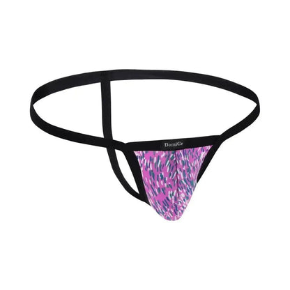 DomiGe DomiGe Men's Thong Male Low-Rise Floral T-Back