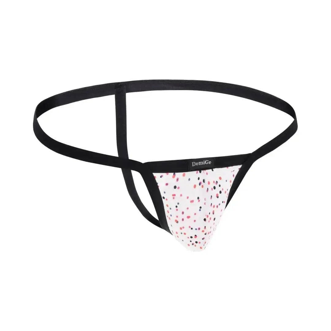DomiGe DomiGe Men's Thong Male Low-Rise Floral T-Back