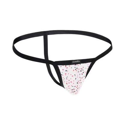 DomiGe DomiGe Men's Thong Male Low-Rise Floral T-Back