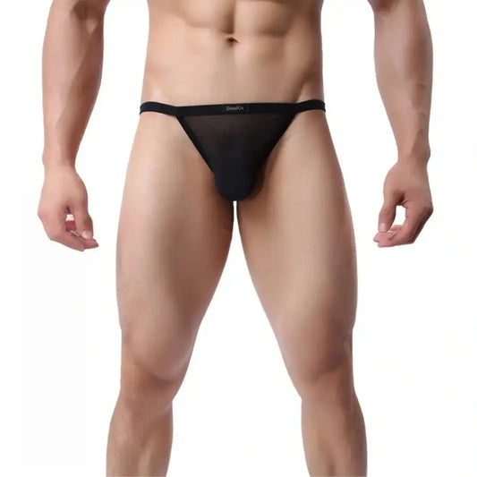 DomiGe DomiGe Men's Thong Unique Cutouts Male Sexy Underwear V-String