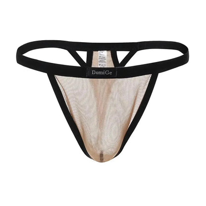 DomiGe DomiGe Men's Thong Unique Cutouts Male Sexy Underwear V-String