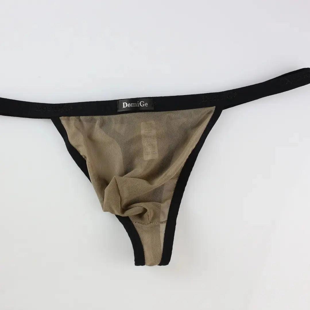 DomiGe DomiGe Men's Thong Unique Cutouts Male Sexy Underwear V-String