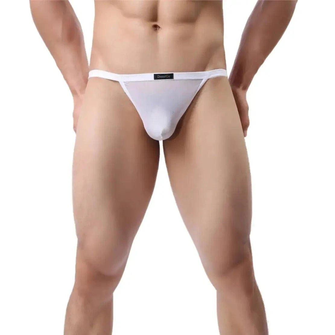 DomiGe DomiGe Men's Thong Unique Cutouts Male Sexy Underwear V-String