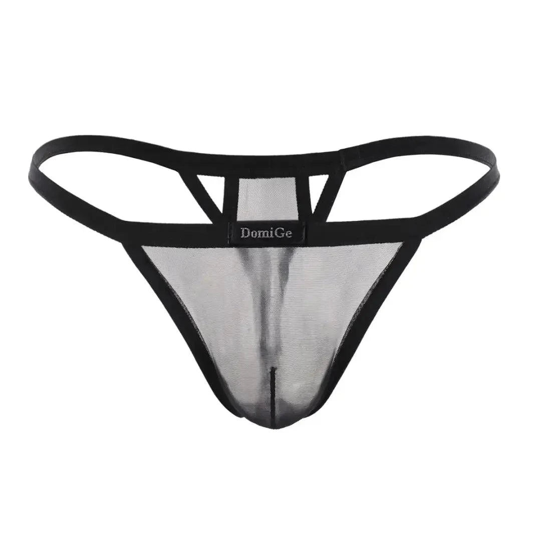 DomiGe DomiGe Men's Thong Unique Cutouts Male Sexy Underwear V-String