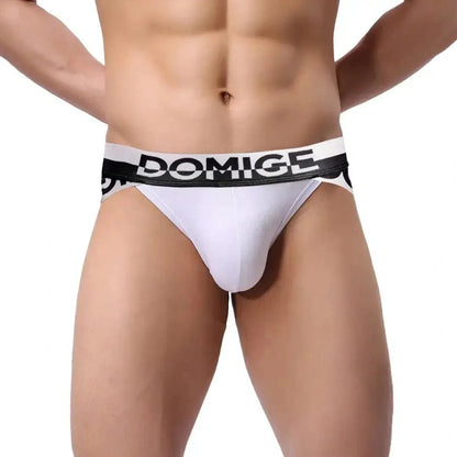 DomiGe DomiGe Men's Underwear Briefs with Silver Logo Waistband Briefs