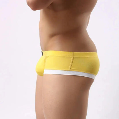 DomiGe DomiGe Men's Undies Low-Rise Trunks with U-Pouch and Seamless Rear  Boxers