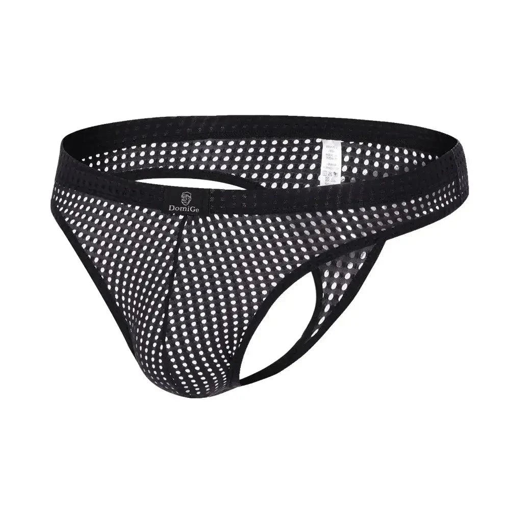 DomiGe DomiGe Mesh Men's Bikini Briefs: Sleek, Breathable Comfort Male G-String