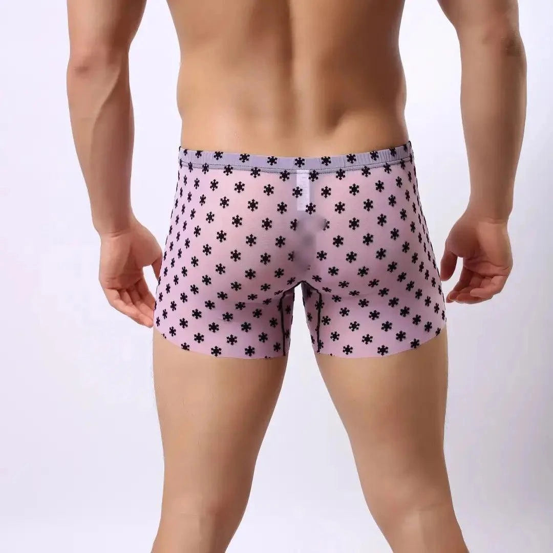 DomiGe DomiGe Mid-Rise Boxer Mesh - Men's Nylon Underwear