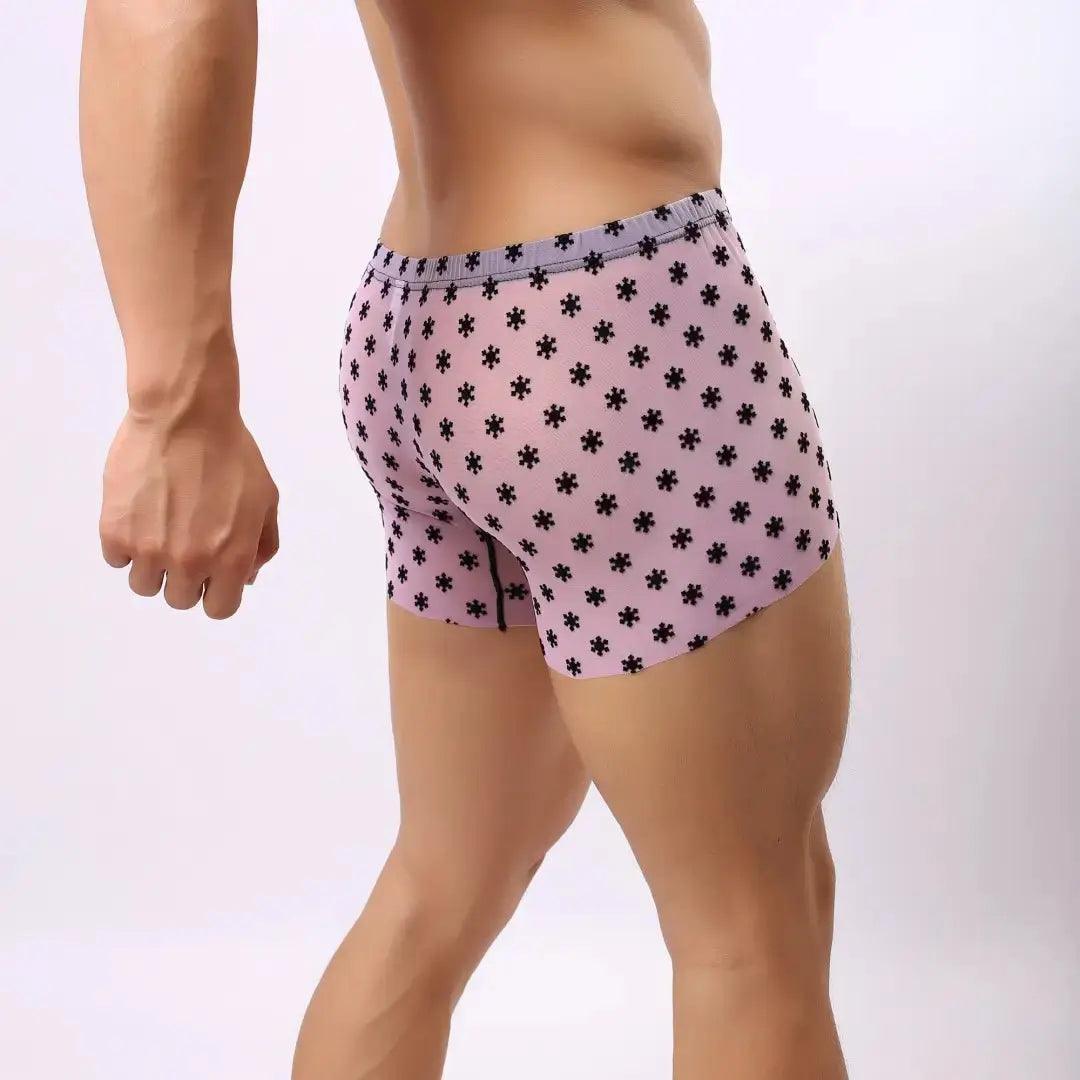 DomiGe DomiGe Mid-Rise Boxer Mesh - Men's Nylon Underwear